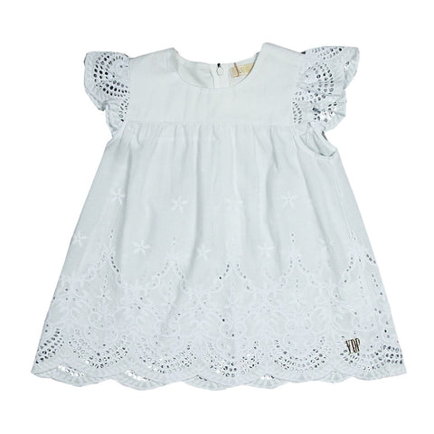 CAMICIA M/C - VIA DELLE PERLE - Sesso: Bambina - Colore: Bianco - Stagione: Primavera-Estate