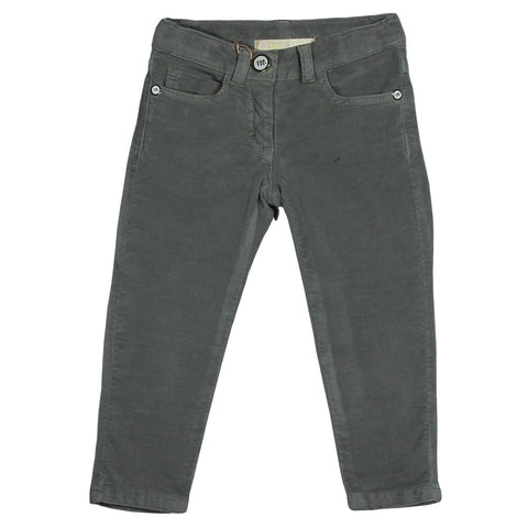 PANTALONE - VIA DELLE PERLE - Sesso: Bambina - Colore: Grigio - Stagione: Autunno-Inverno