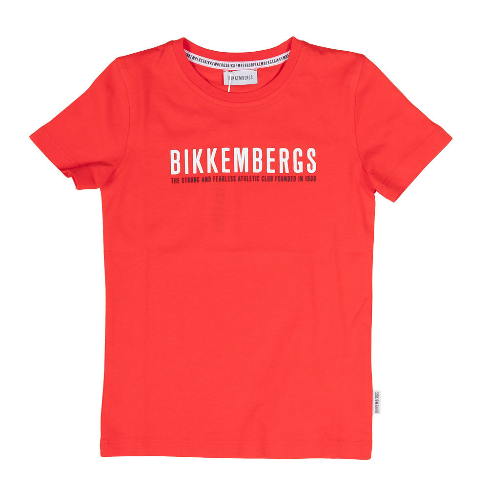 
T-shirt a maniche corte della Linea Abbigliamento Bambino Bikkembergs, con stampa sul davanti.

...