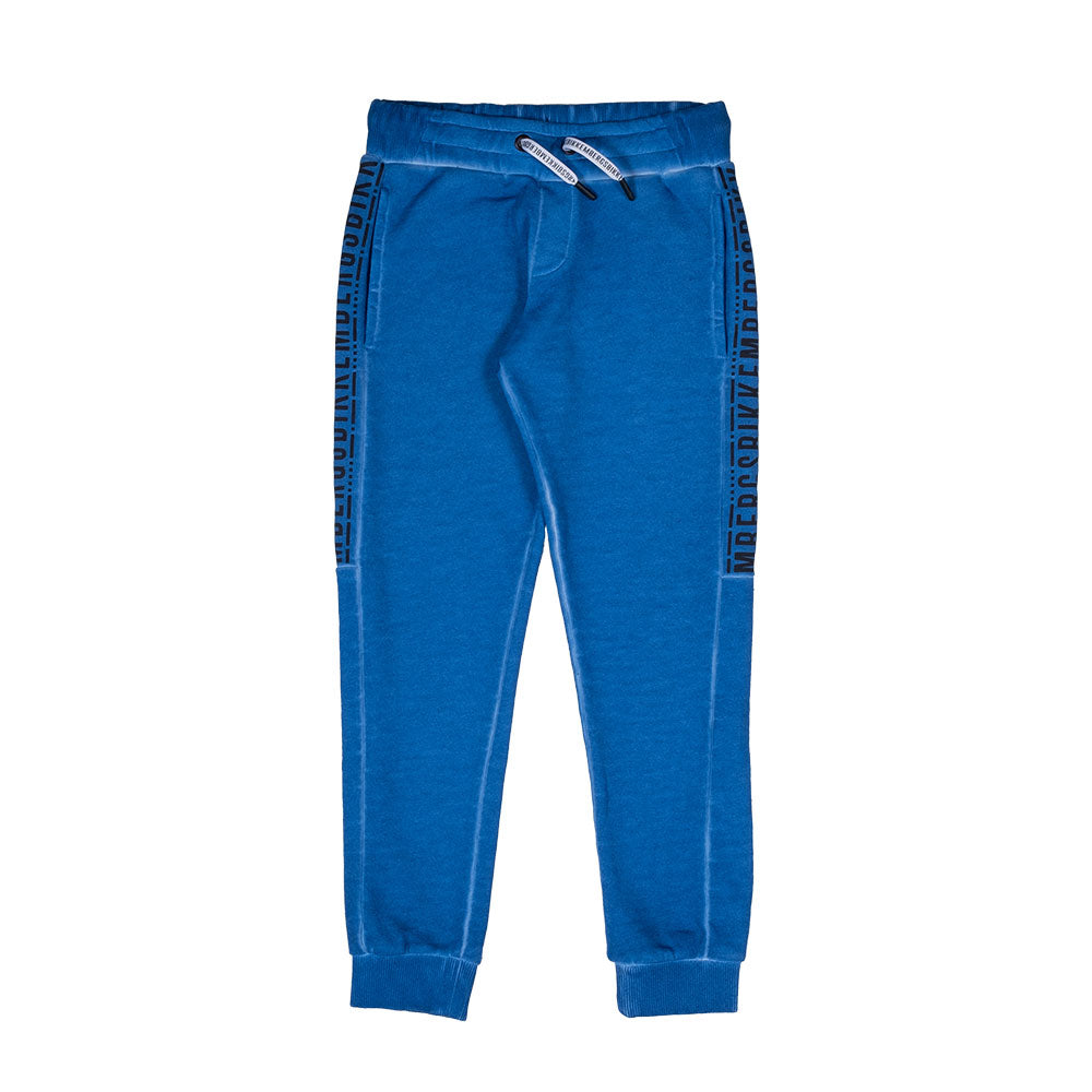 
Pantalone modello tuta, della Linea Abbigliamento Bambino Bikkembergs, con logo stampato sul lat...