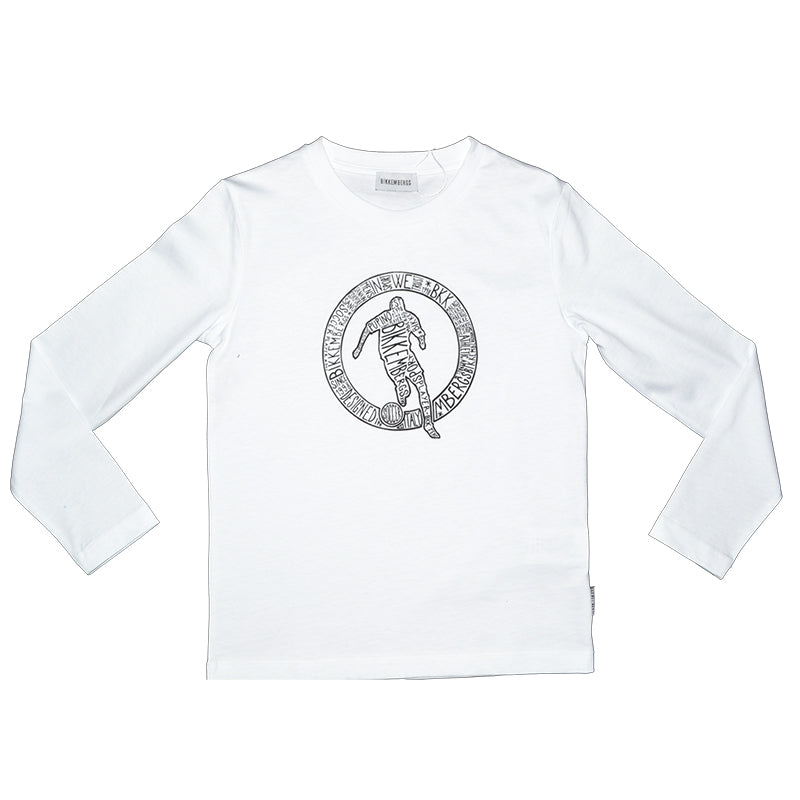 T-shirt della Linea Abbigliamento Bambino Bikkembergs con logo composto da lettere sul davanti.
C...
