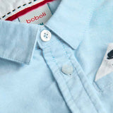Camicia oxford manica lunga per neonati -BCI