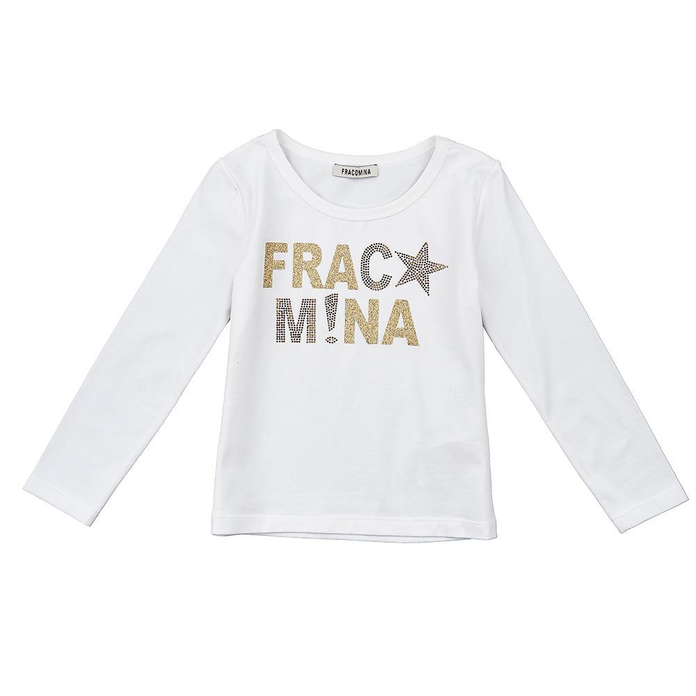 
  T-shirt della Linea Abbigliamento Bambina Fracomina, con stampa dorata sul davanti.



  Compo...