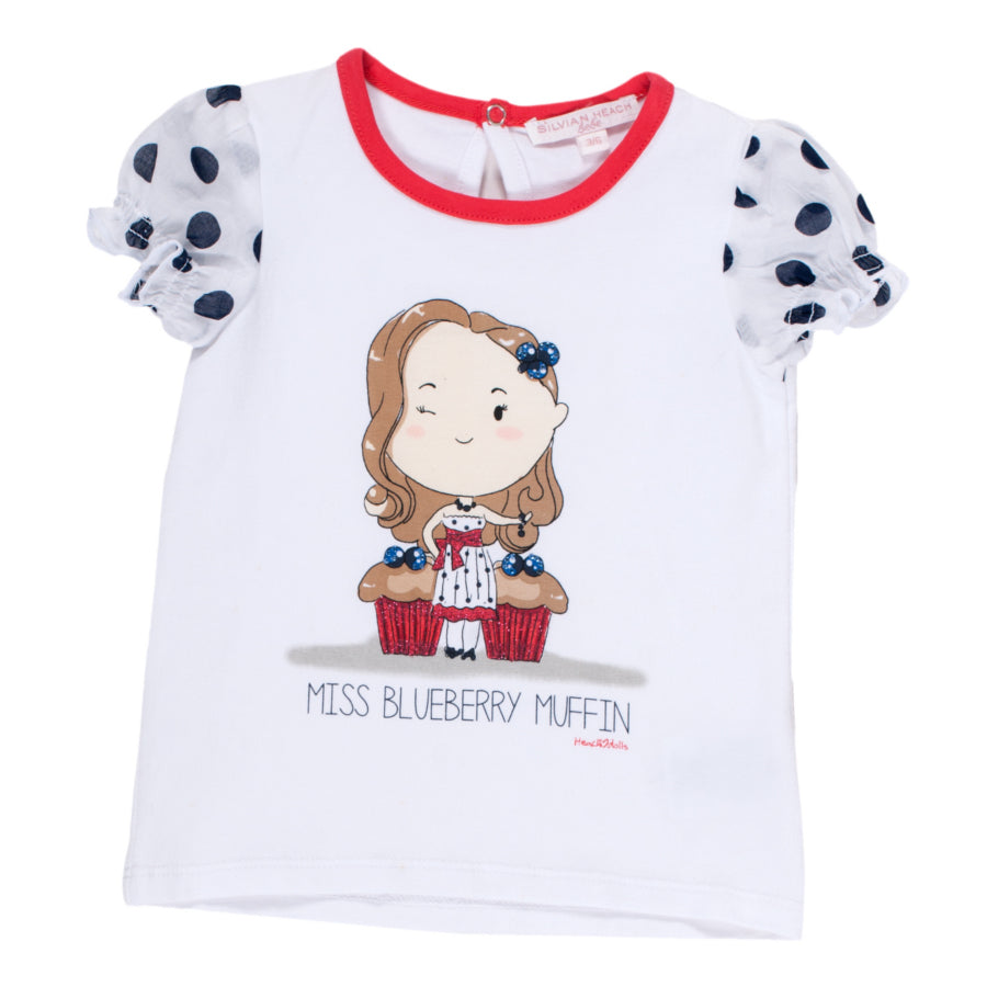 
  T-Shirt della linea abbigliamento bambina Silvian Heach Kids; manichine a sbuffo
  di tessuto ...