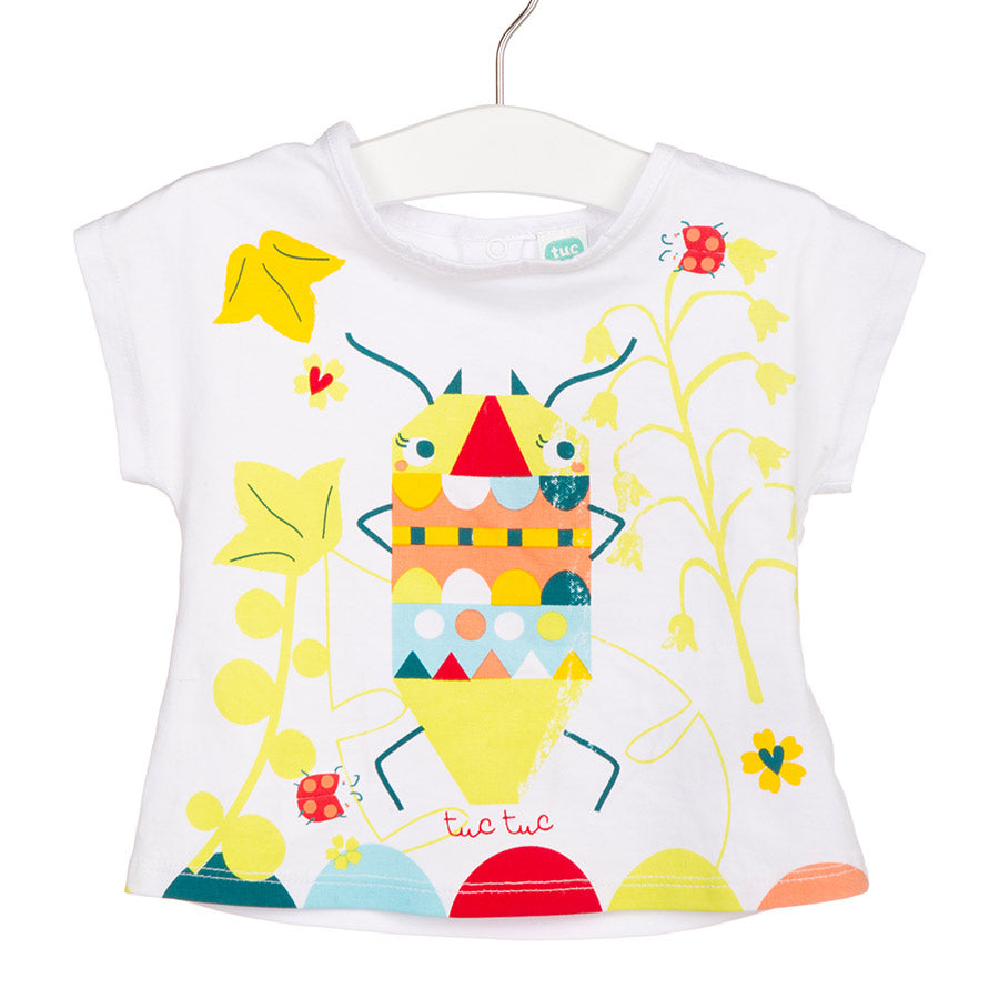
  Maglietta della linea abbigliamento bambina Tuc Tuc con sul davanti bellissima stampa
  colora...