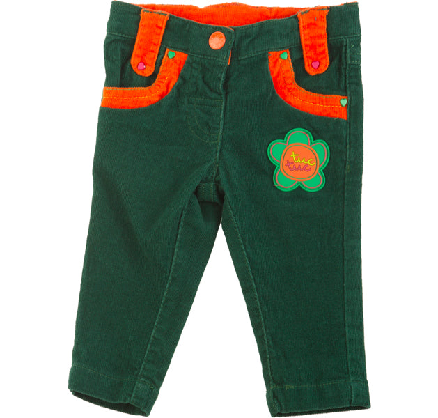 
  Pantalone in velluto della linea Tuc Tuc abbigliamento bambina , con modello regolare
  e misu...
