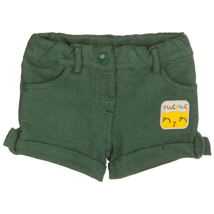 
  Shorts della linea abbigliamento bambina Tuc Tuc, con taschine sul davanti e risvoltini
  sul ...