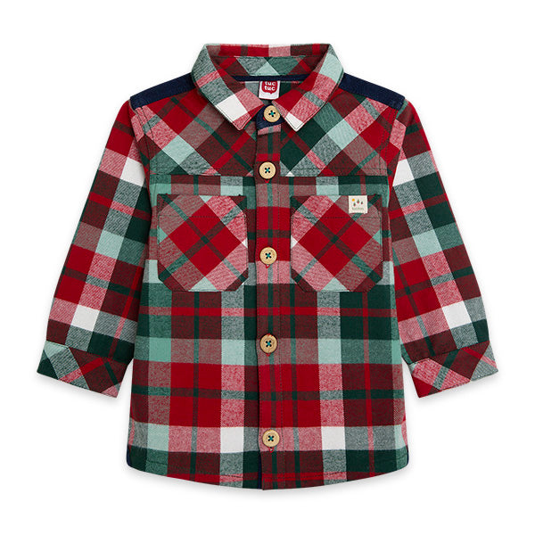 
  Camicia in flanella della linea abbigliamento bambino tuc tuc, collezione Highlands.
  Pattern...