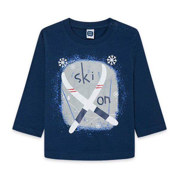 
  T-shirt della linea abbigliamento bambino tuc Tuc, collezione Glaciar. Con stampa
  multicolor...
