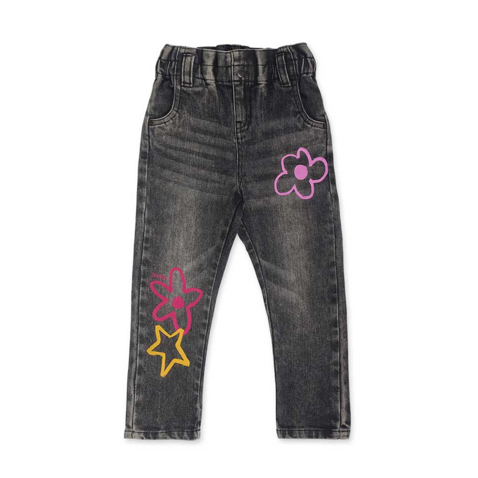 
Pantalone jeans della Linea Abbigliamento Bambina Tuc Tuc, con elastico e misura regolabile in v...